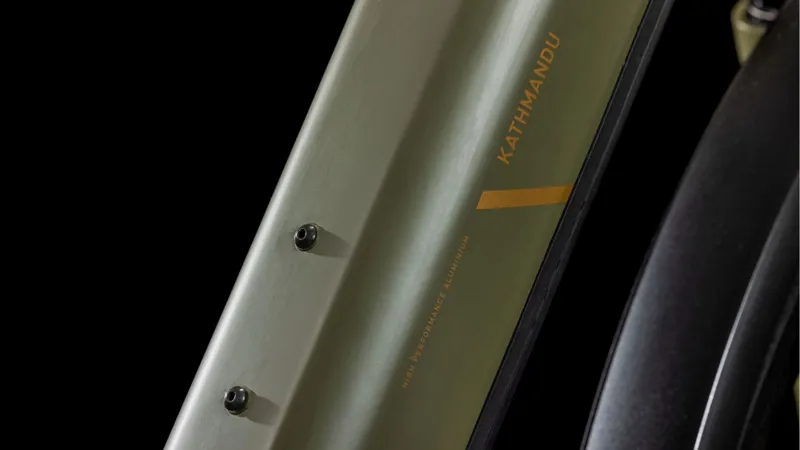 Cube Kathmandu Hybrid Pro Electric Bike in Dusty Olive/Gold-3